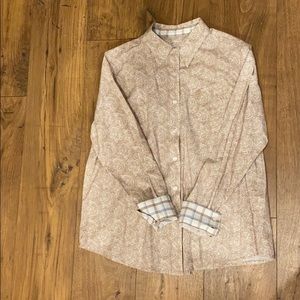 George Strait Wrangler Paisley button up.